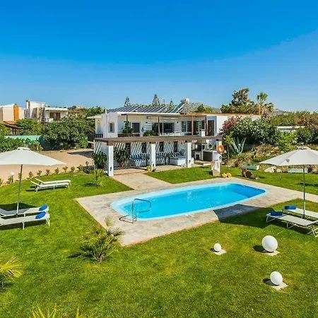 Sleeps 8 Pool Air Con Wifi Villa Afantou
